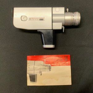 Vintage Technicolor Super VI Super8 Movie Camera with Manual and Case